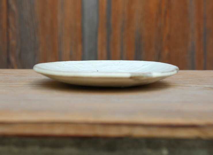 粉引石目小皿Ｈ