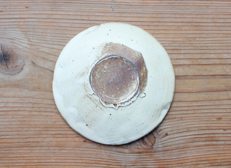 粉引石目小皿Ｈ