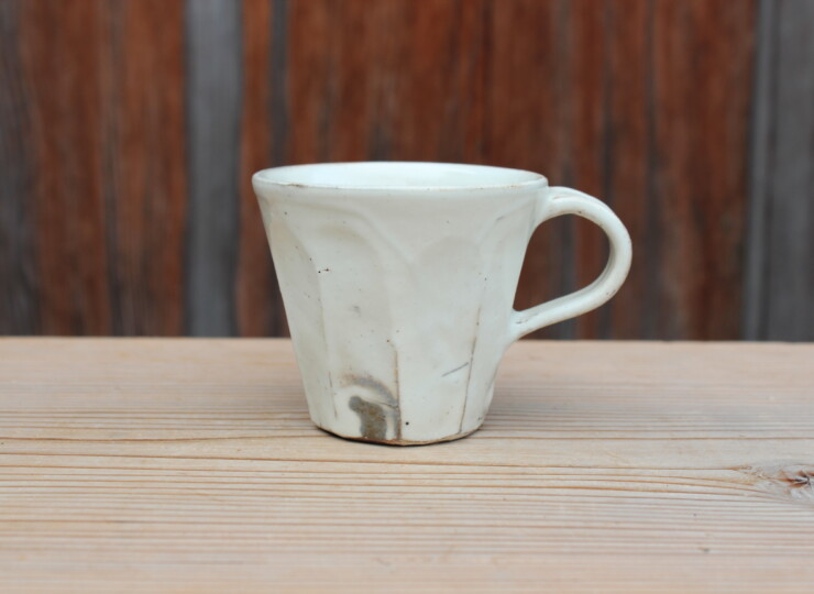 粉引面取マグカップＧ