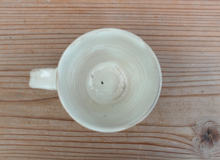 粉引面取マグカップＧ