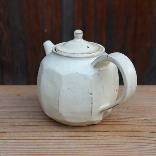 粉引面取ポットＣ