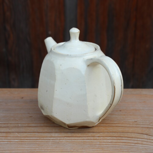 粉引面取ポットＤ