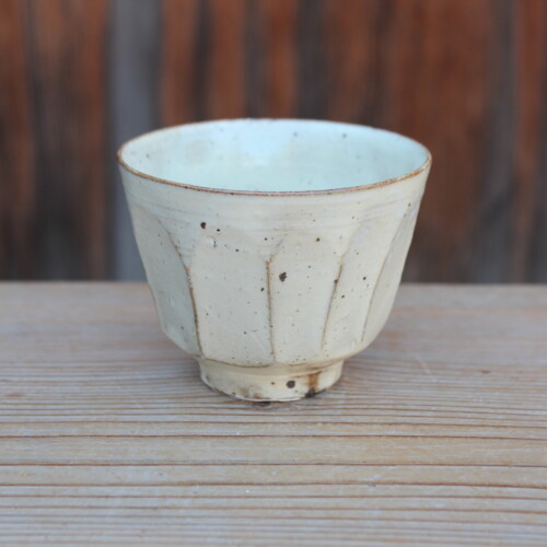 粉引面取湯呑Ｏ