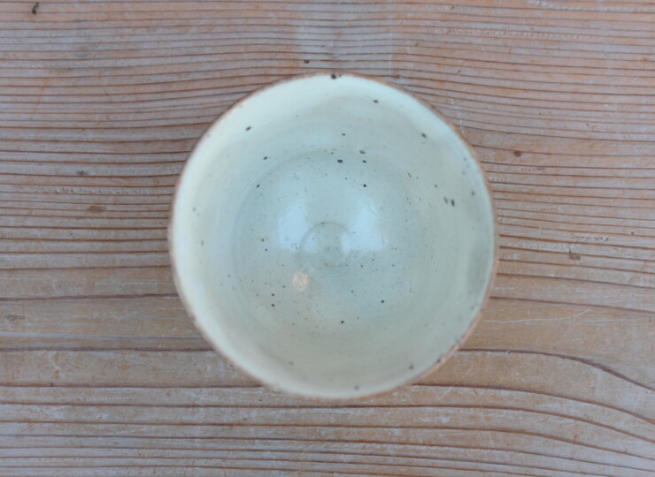 粉引面取湯呑Ｏ