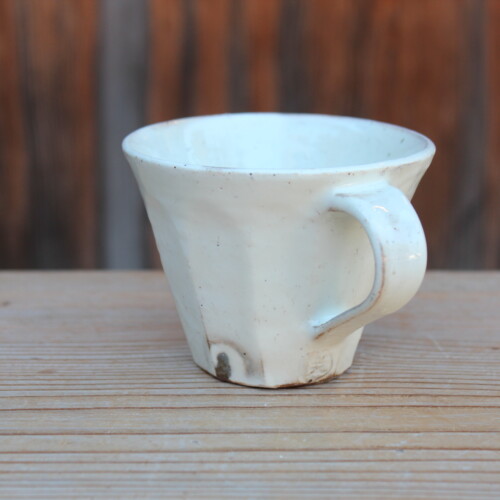 粉引面取マグカップＦ