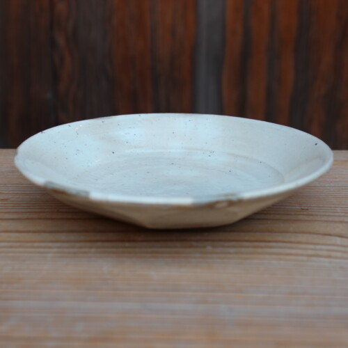 粉引面取平鉢Ｒ