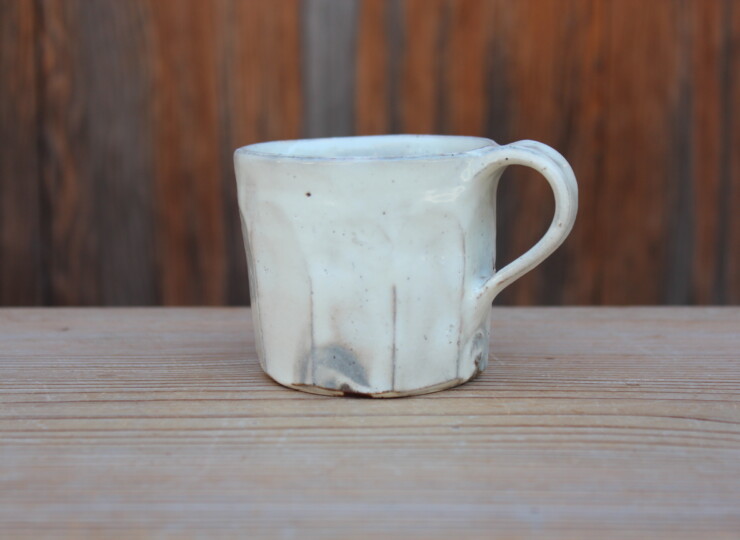 粉引面取マグカップＧ