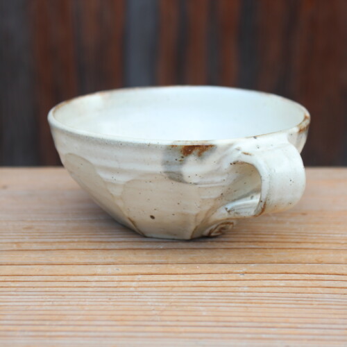 粉引面取スープカップＡ