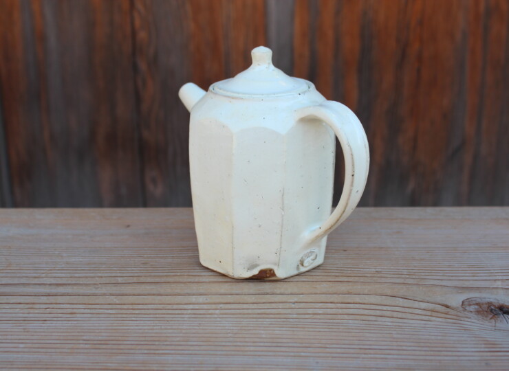 粉引面取ポットＥ