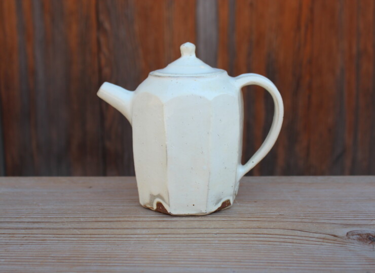 粉引面取ポットＥ