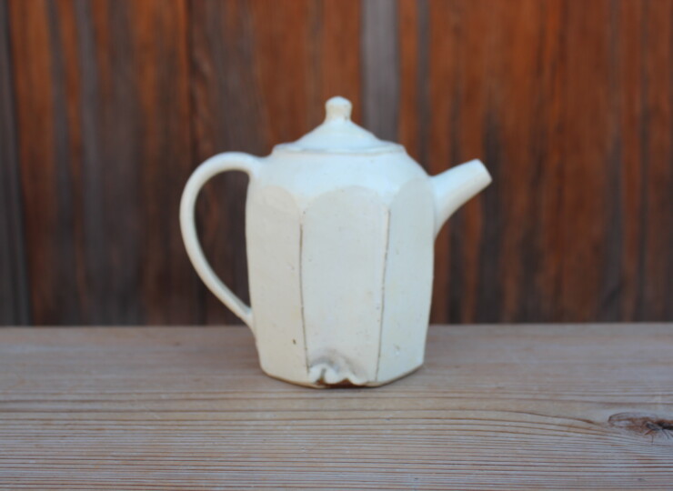 粉引面取ポットＥ