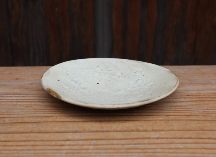 粉引石目小皿Ｒ