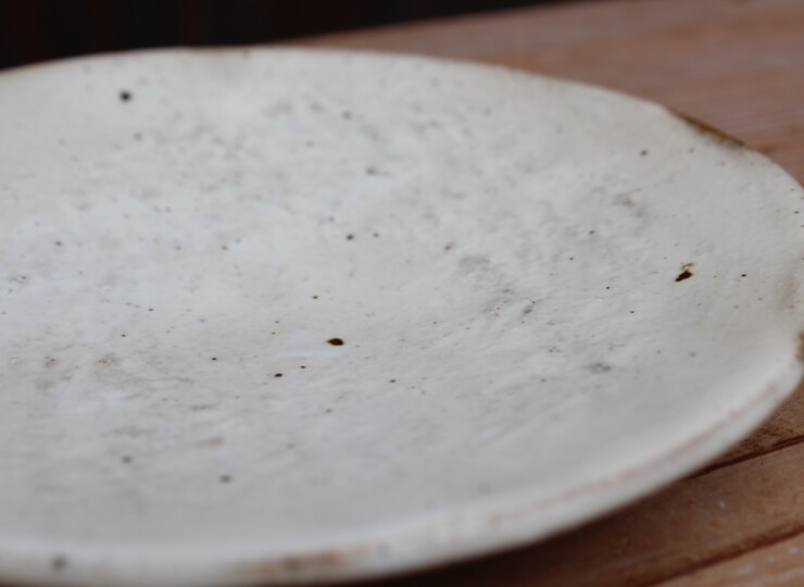 粉引石目小皿Ｒ