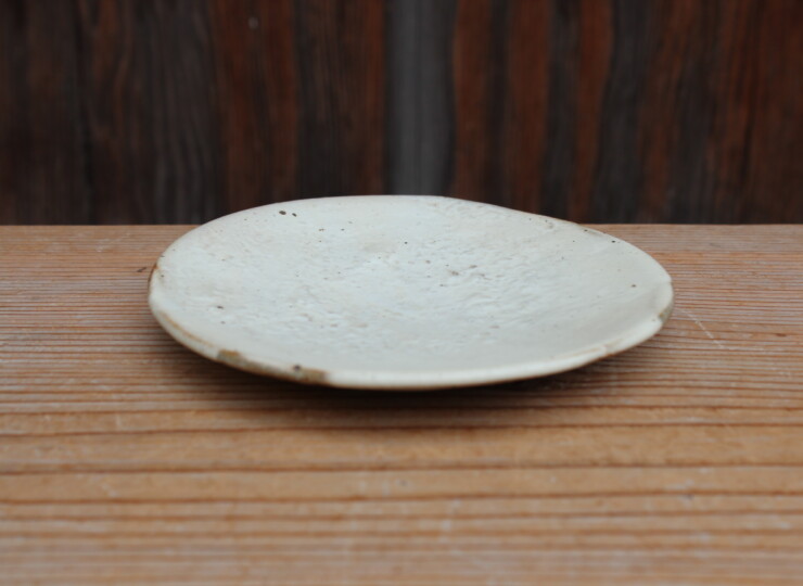 粉引石目小皿Ｔ