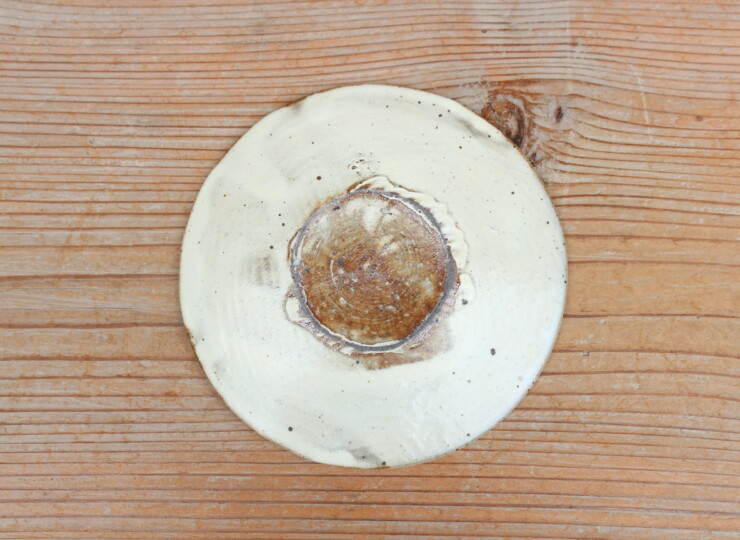 粉引石目小皿Ｔ