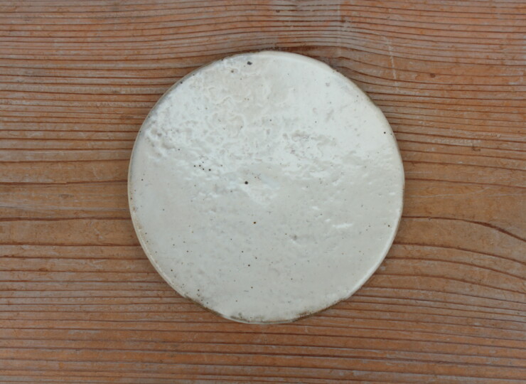 粉引石目小皿Ｖ