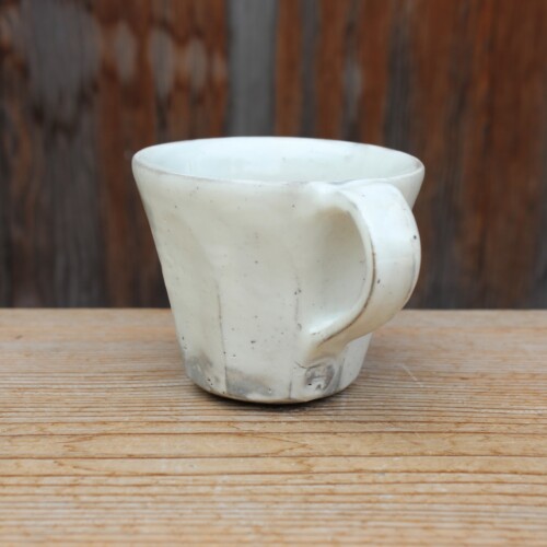 粉引面取マグカップＧ