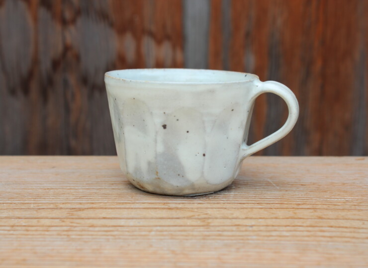 粉引面取カップＫ