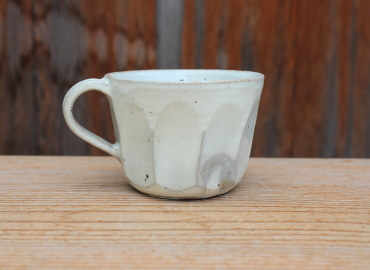 粉引面取カップＫ