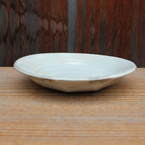 粉引面取平鉢Ｌ