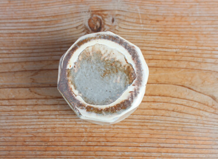 粉引面取湯呑Ｉ