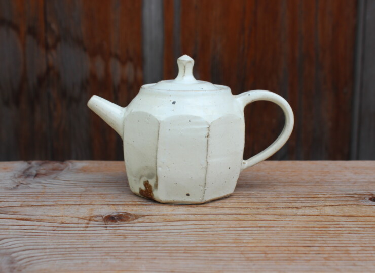 粉引面取ポットC