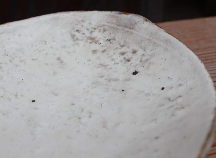 刷毛目石目楕円皿Ｂ