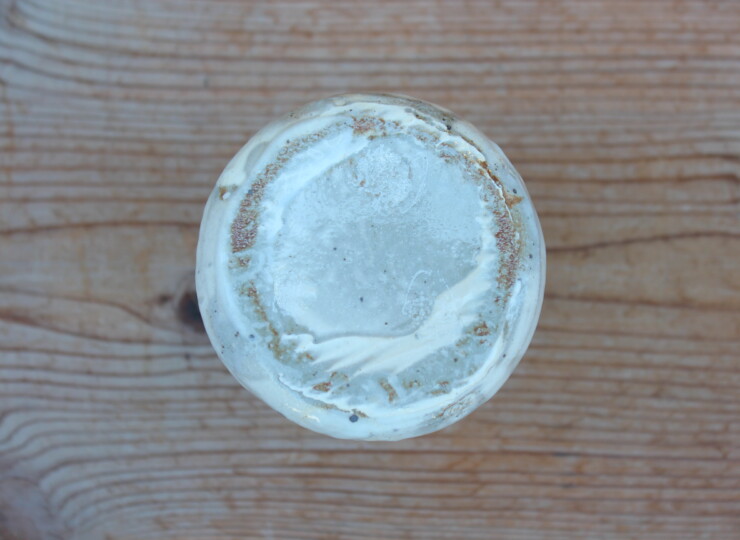 粉引石目花入Ｅ