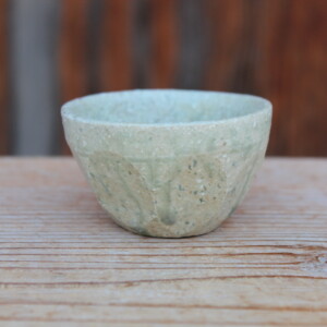 灰釉面取ぐい吞みＩ