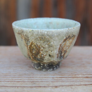 灰釉面取ぐい吞みＫ