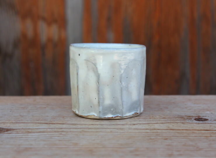 粉引面取湯呑Ｃ