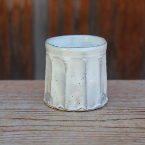 粉引面取湯呑Ｌ