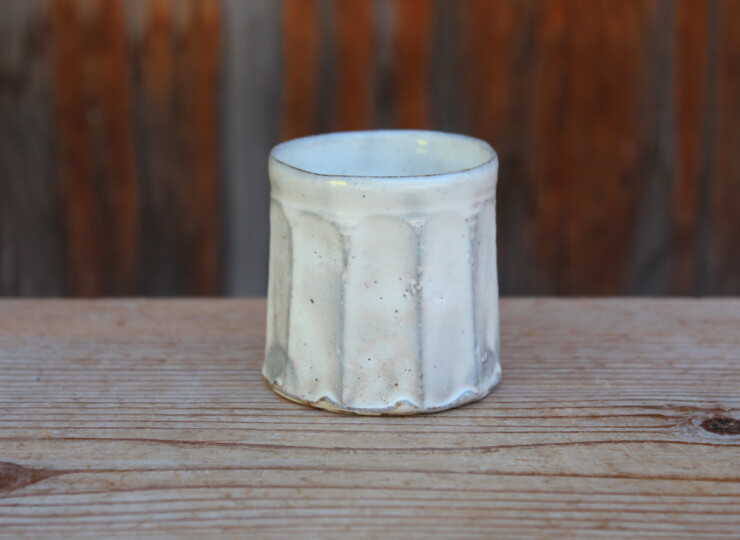 粉引面取湯呑Ｌ