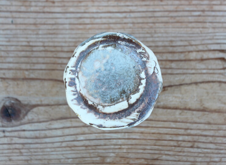 粉引面取湯呑Ｌ