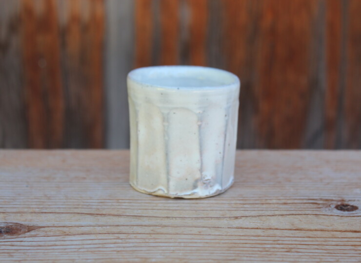 粉引面取湯呑Ｍ