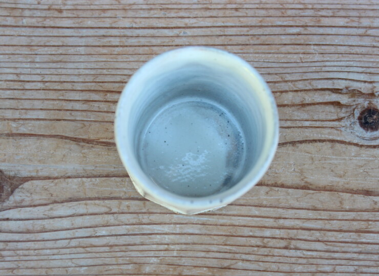 粉引面取湯呑Ｍ