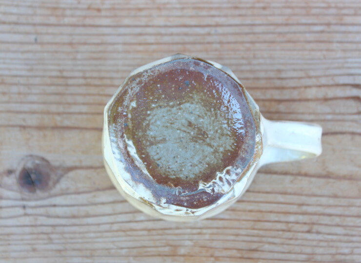 粉引面取マグカップＣ