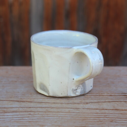 粉引面取マグカップＥ