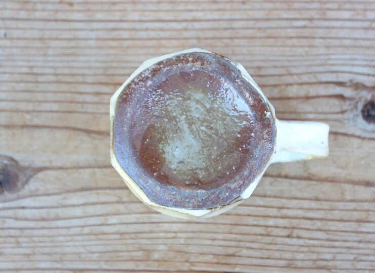 粉引面取マグカップＪ