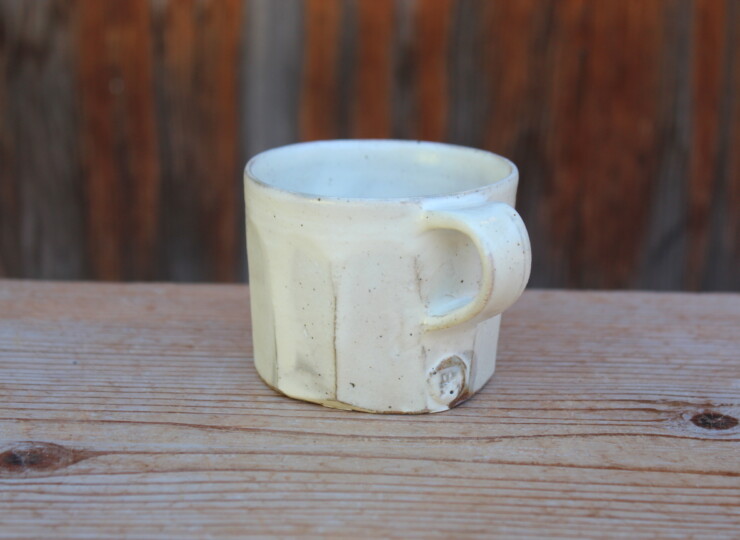 粉引面取マグカップＭ