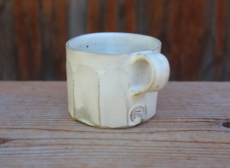 粉引面取マグカップO