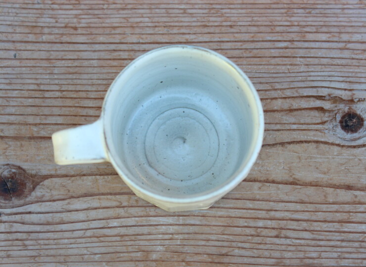 粉引面取マグカップO