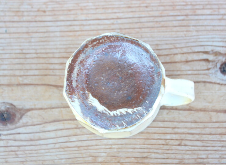 粉引面取マグカップO