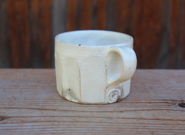 粉引面取マグカップS