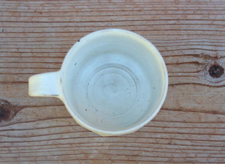 粉引面取マグカップS