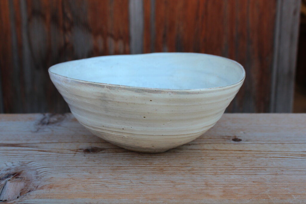 刷毛目石目大鉢Ｇ