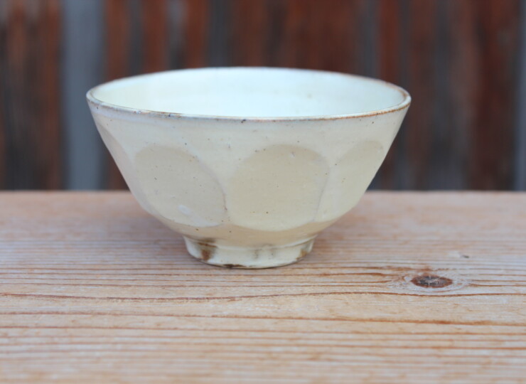 粉引面取飯碗Ａ