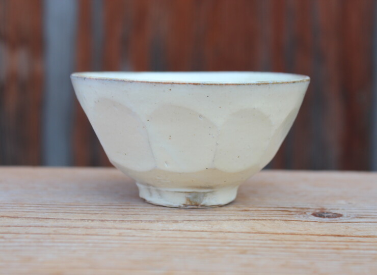 粉引面取飯碗Ａ