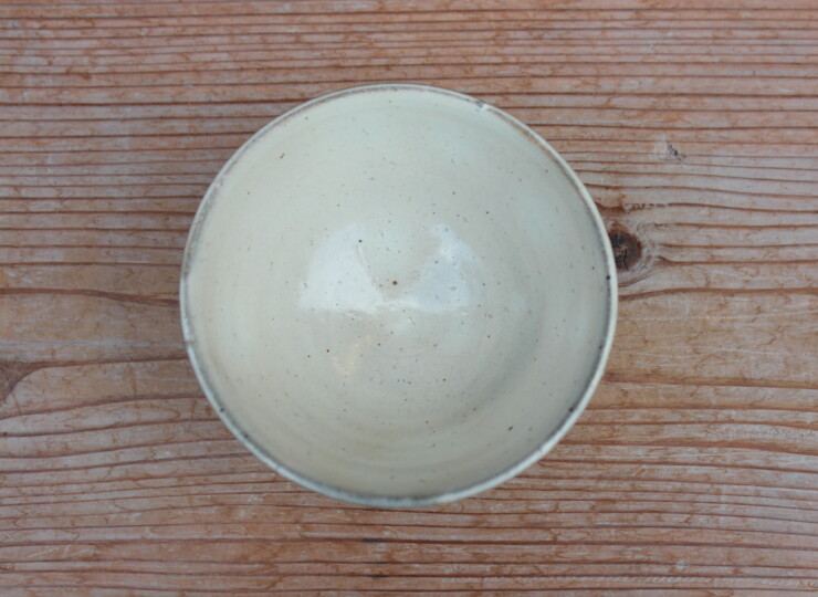 粉引面取飯碗Ｂ