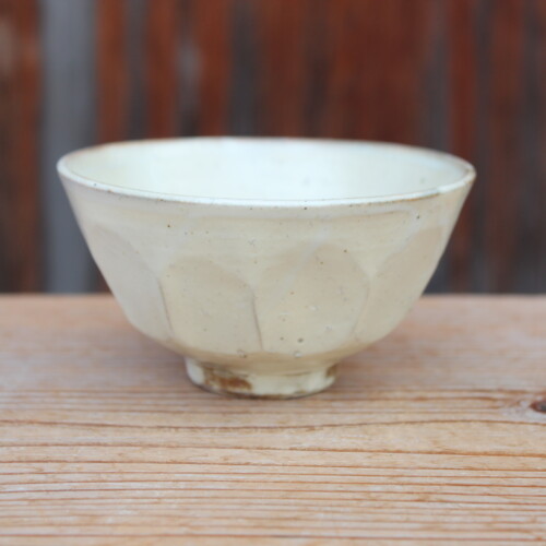 粉引面取飯碗Ｃ